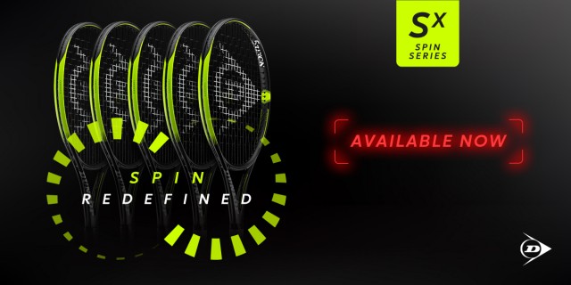 Dunlop SX - die neue Spin-Racketserie